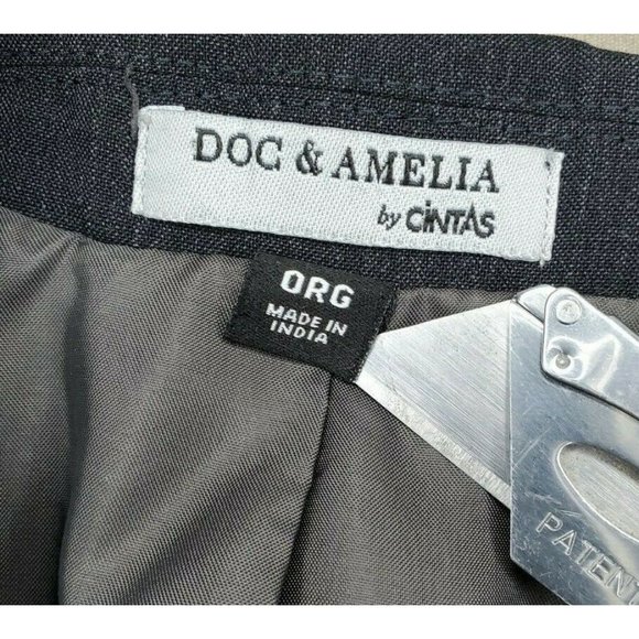 Doc And Amelia By Cintas ORG Women Wool/Polyester 2 Button Suit Jacket Blazer - Picture 9 of 11